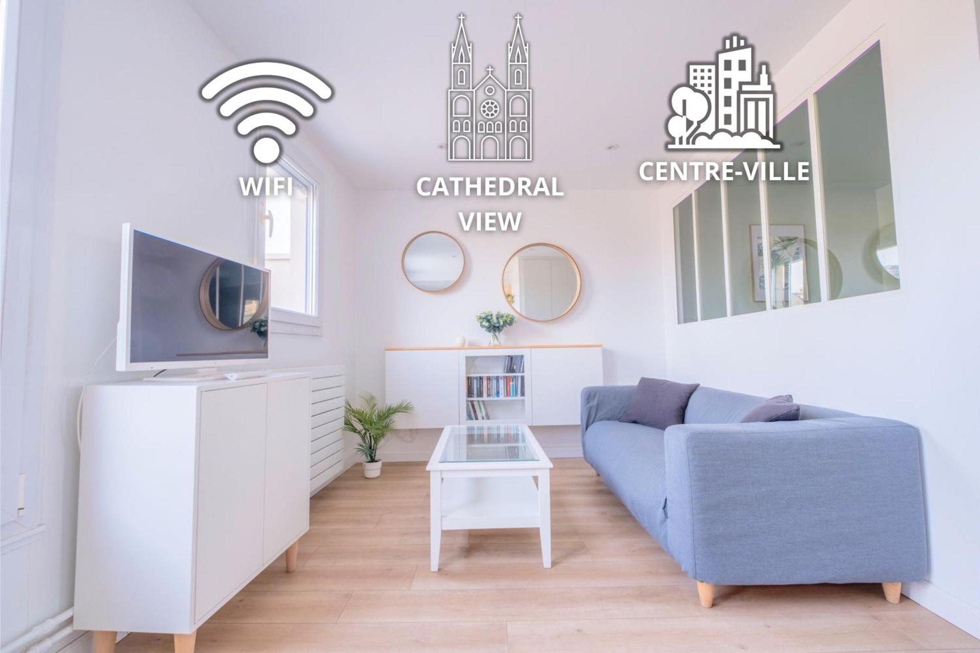Le Clovis - Cathedrale Apartment Reims Exterior photo